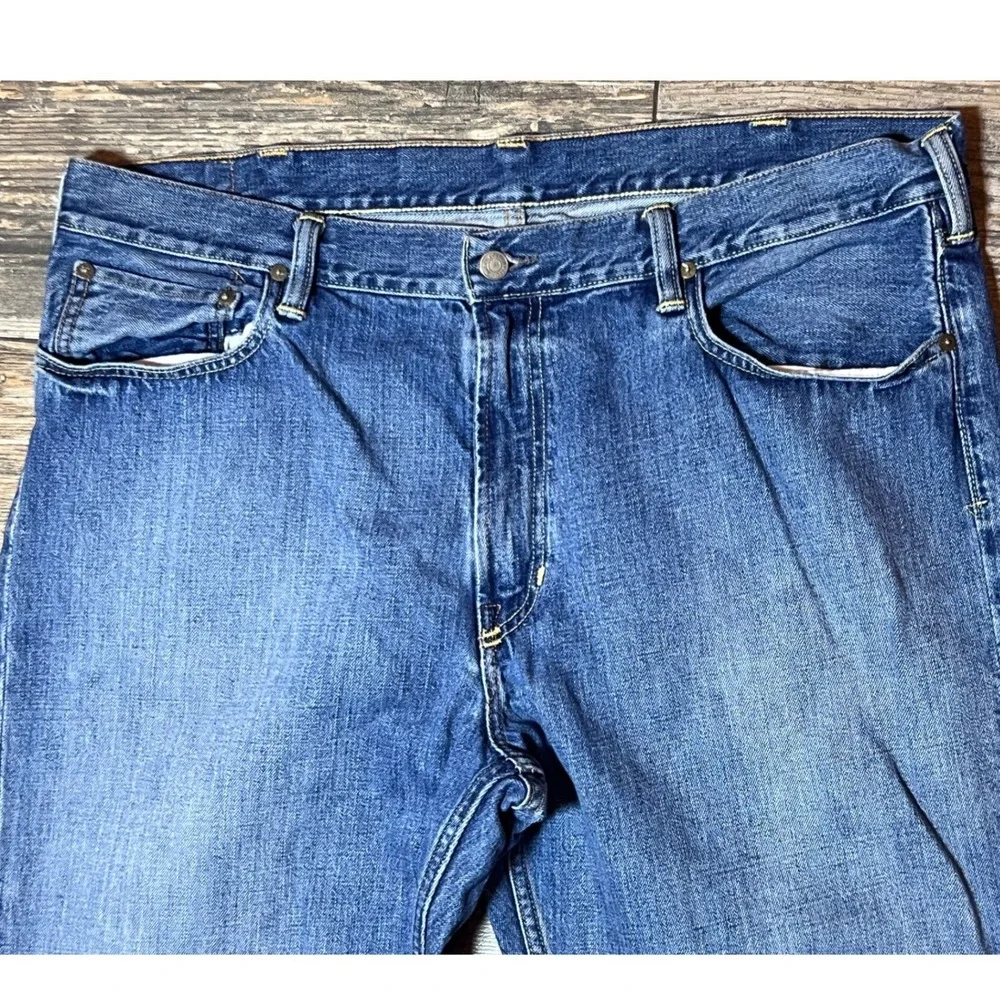 Vintage Polo Ralph Lauren Mens Classic‎ Straight Leg Blue Denim Jeans 40x32 Y2K
